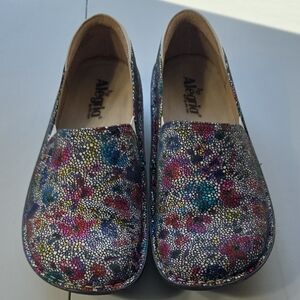 Alegria Women's Multicolor Mosaic Mules
